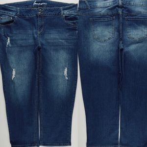 Lane Bryant High Waisted Cropped Jeans (24)